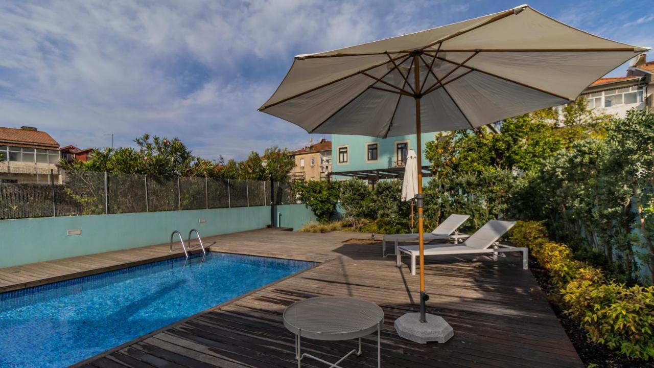 Central Studio W/ Pool, Ac & Patio By Lovelystay Porto Eksteriør billede